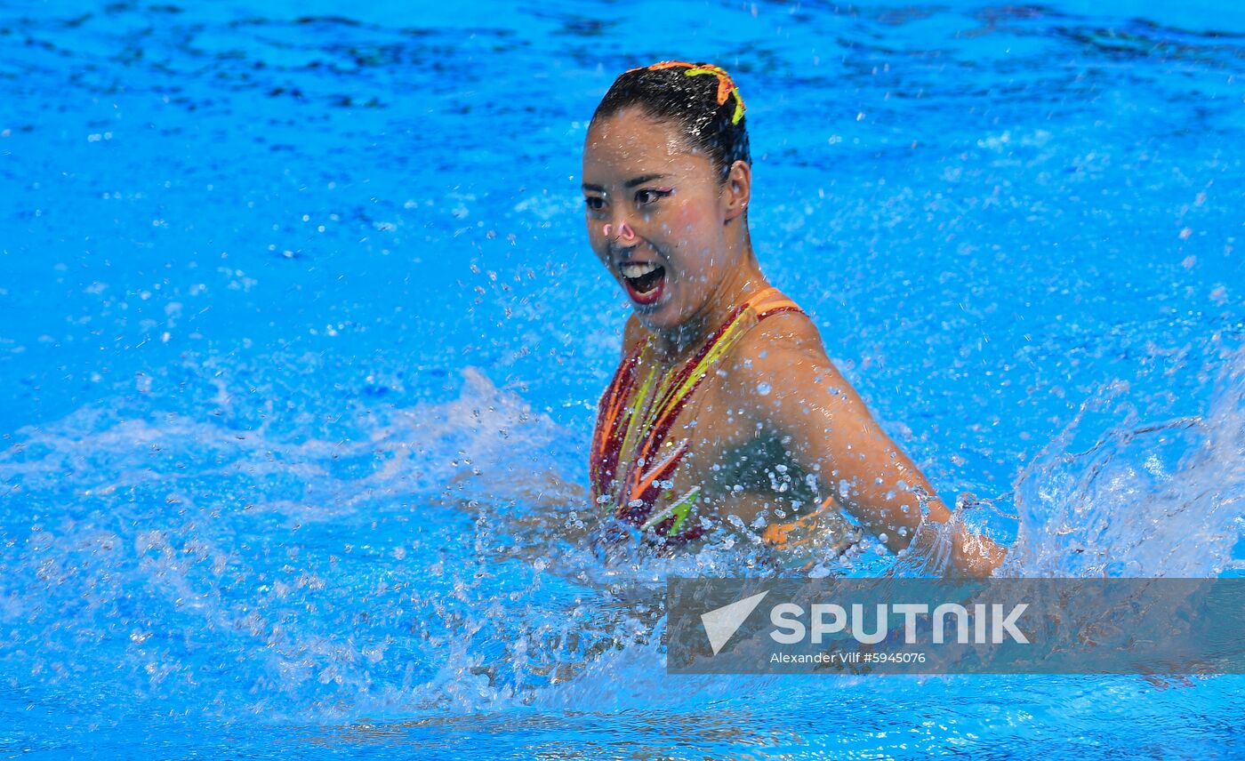 South Korea Aquatics Worlds Solo Technical Women