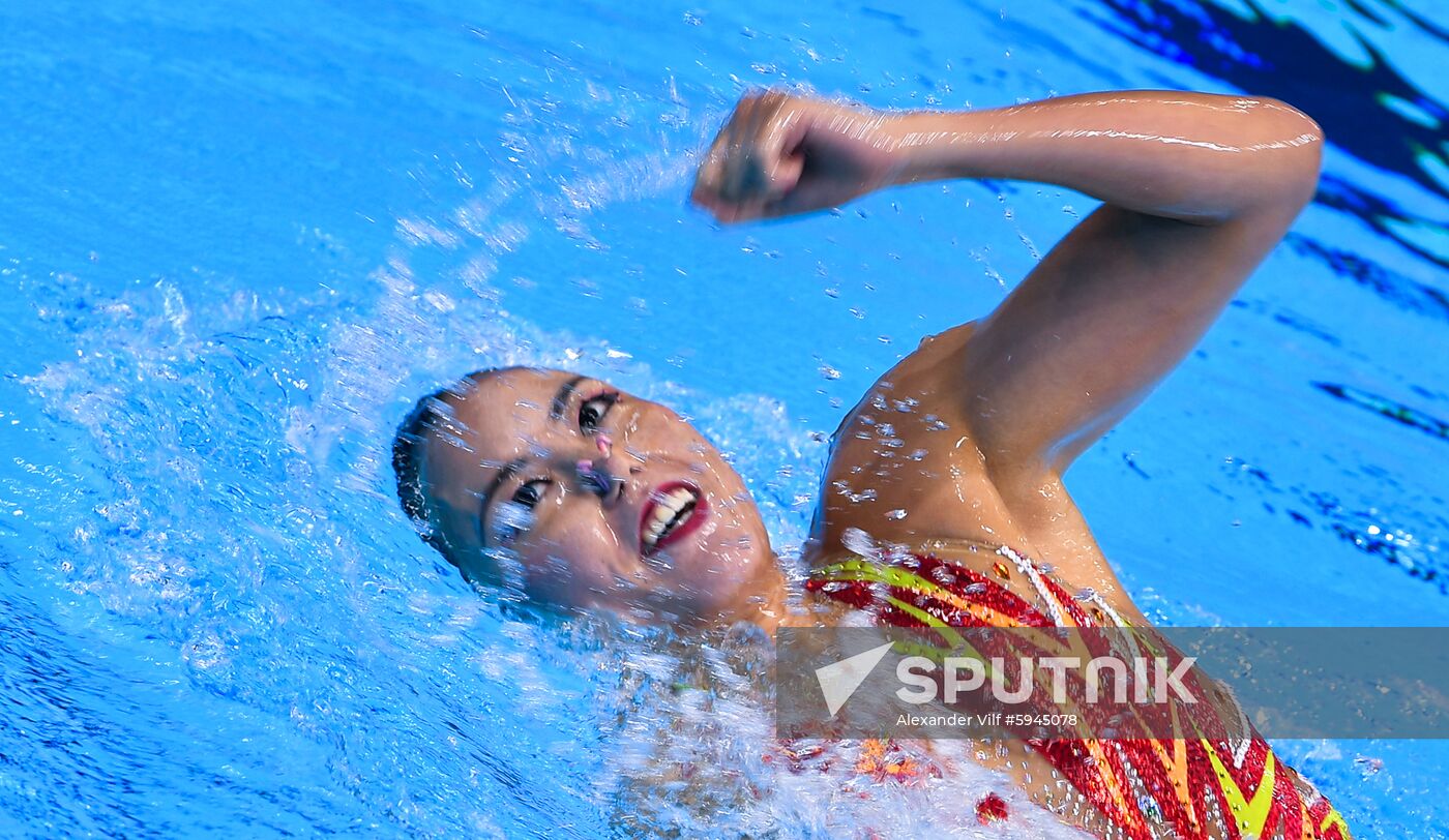 South Korea Aquatics Worlds Solo Technical Women