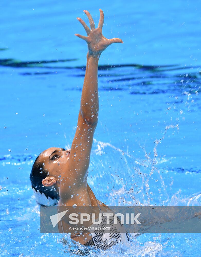 South Korea Aquatics Worlds Solo Technical Women