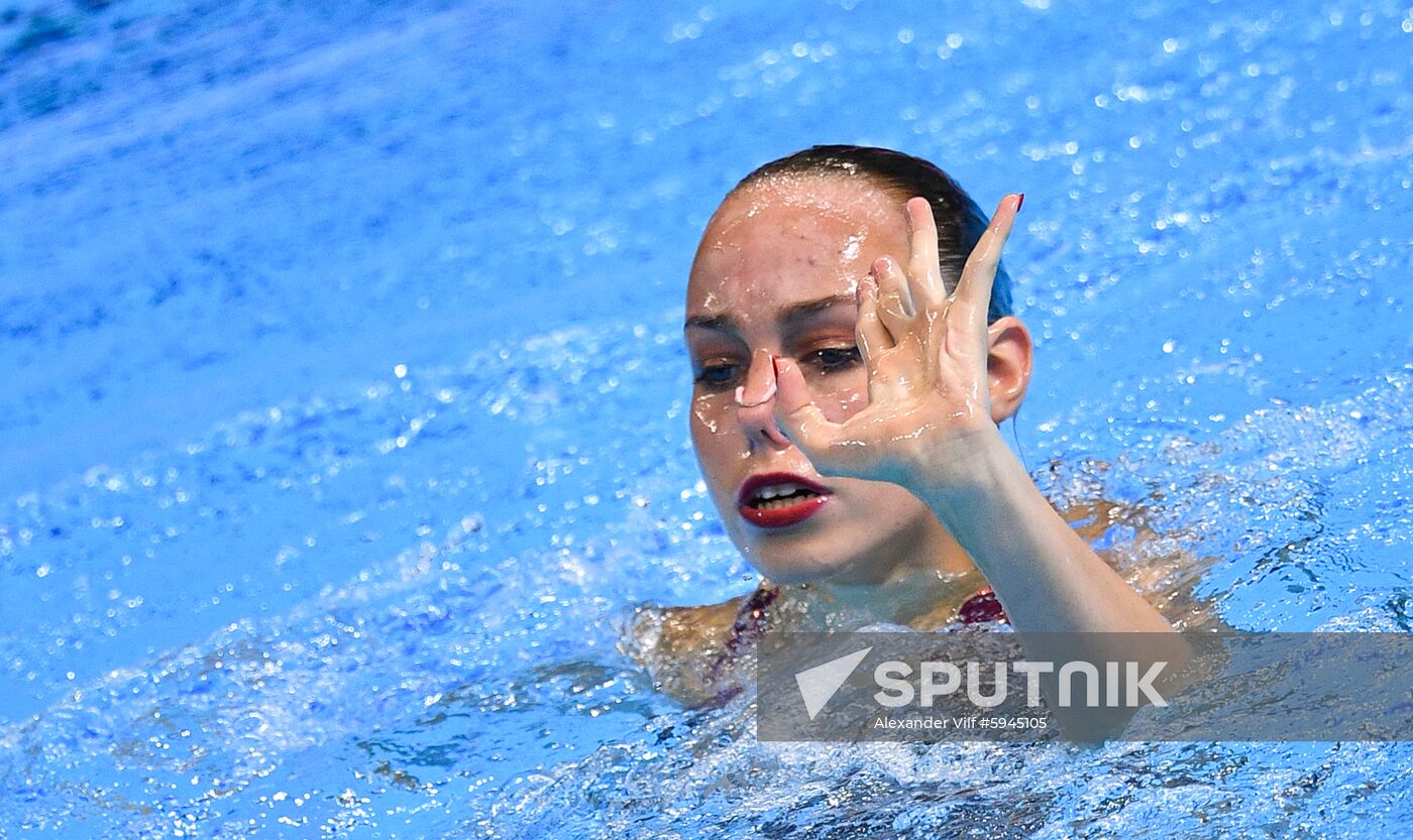 South Korea Aquatics Worlds Solo Technical Women