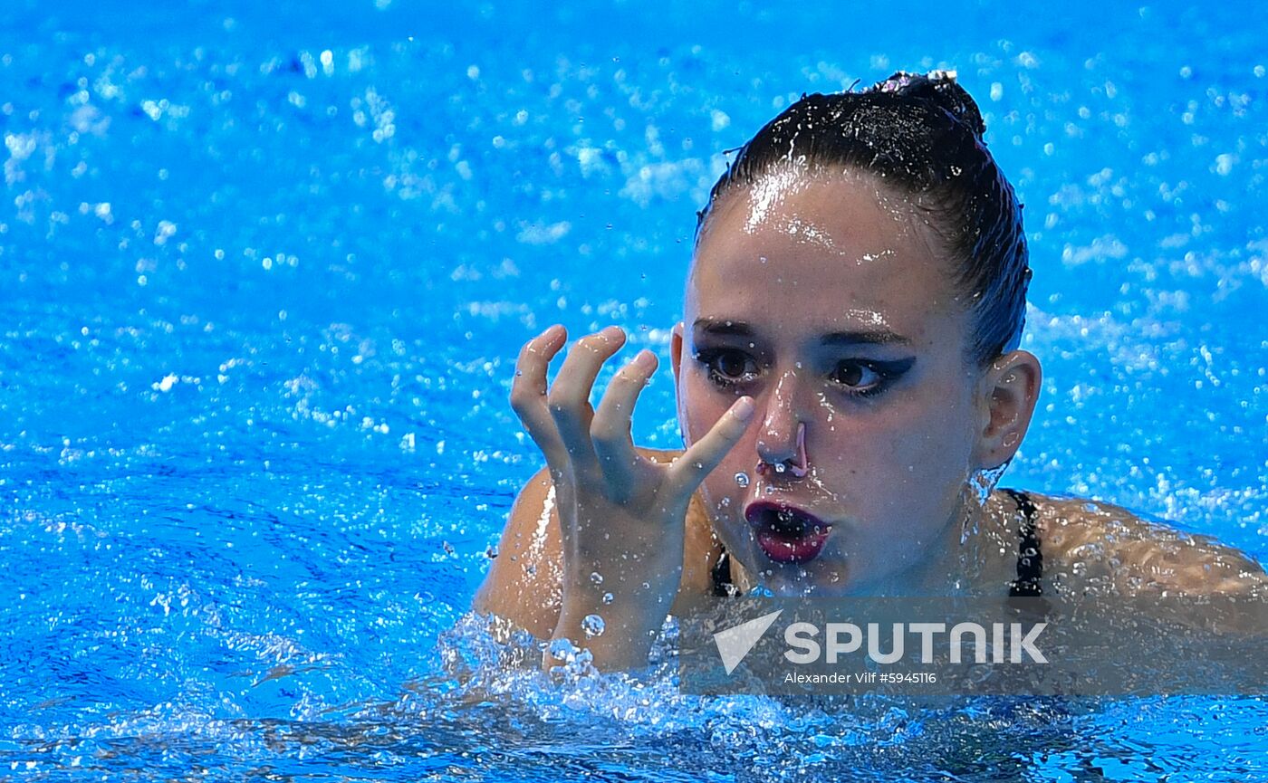 South Korea Aquatics Worlds Solo Technical Women