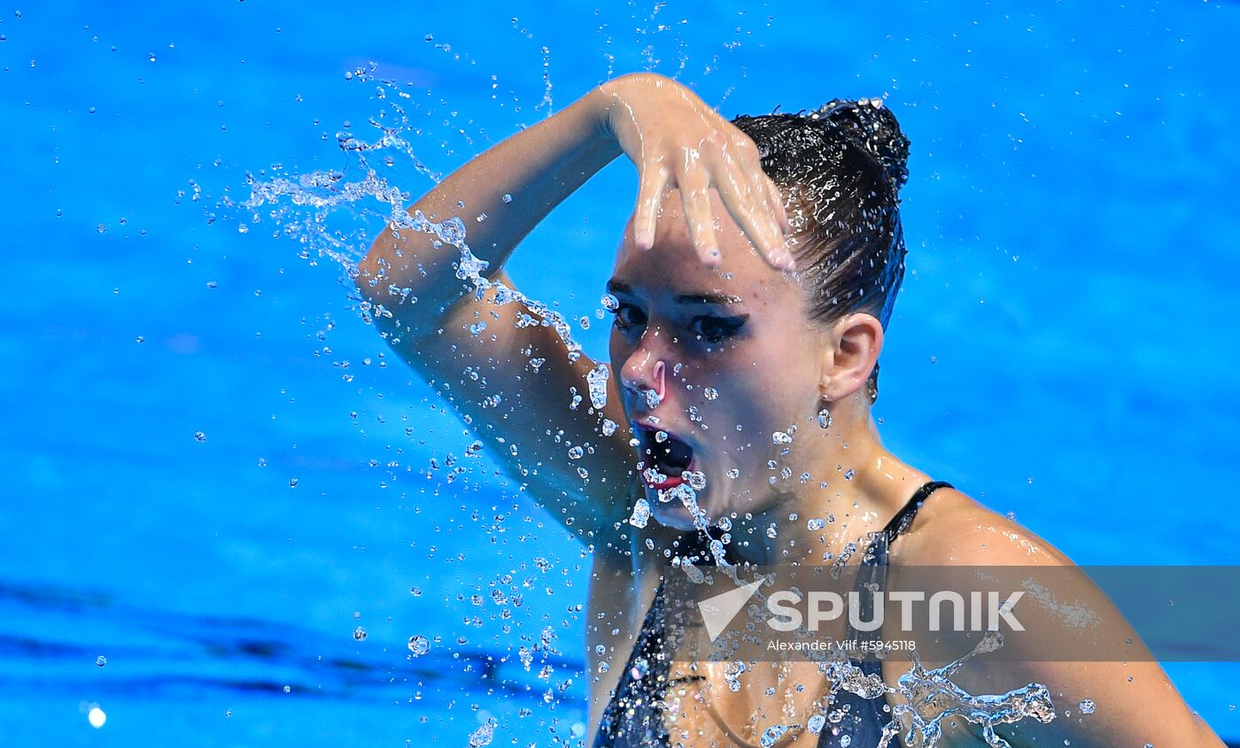 South Korea Aquatics Worlds Solo Technical Women