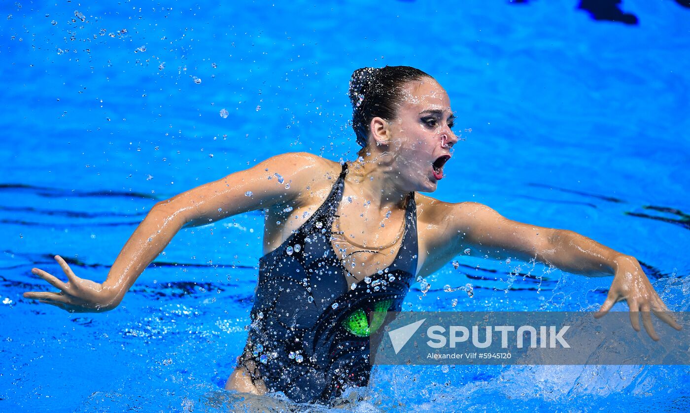 South Korea Aquatics Worlds Solo Technical Women