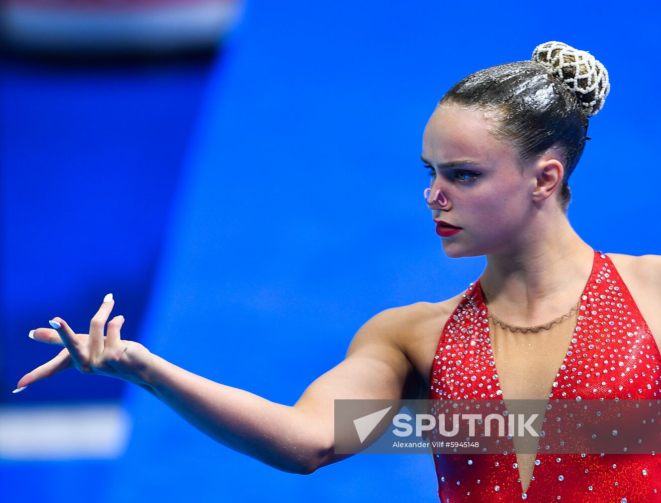 South Korea Aquatics Worlds Solo Technical Women