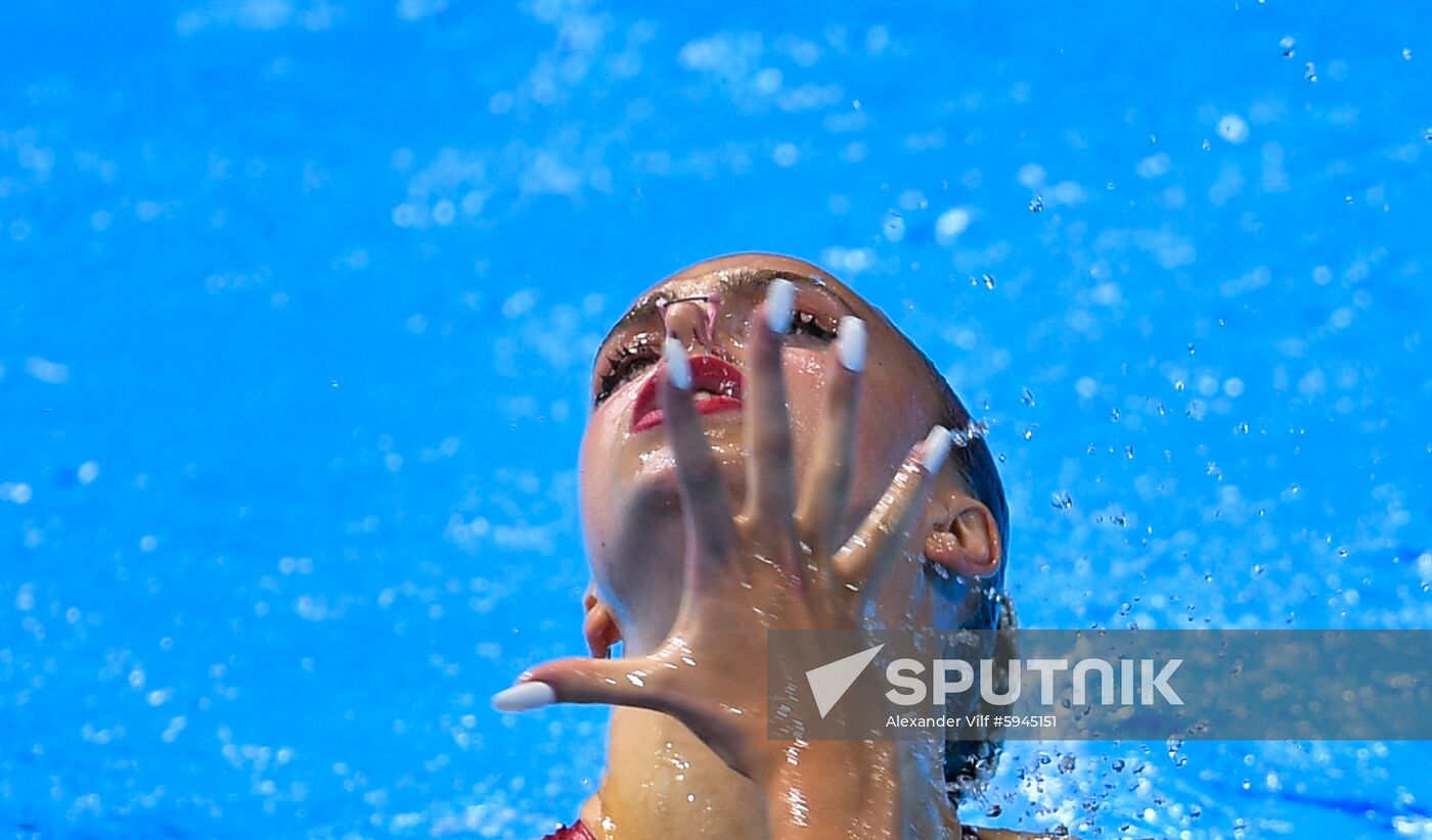 South Korea Aquatics Worlds Solo Technical Women