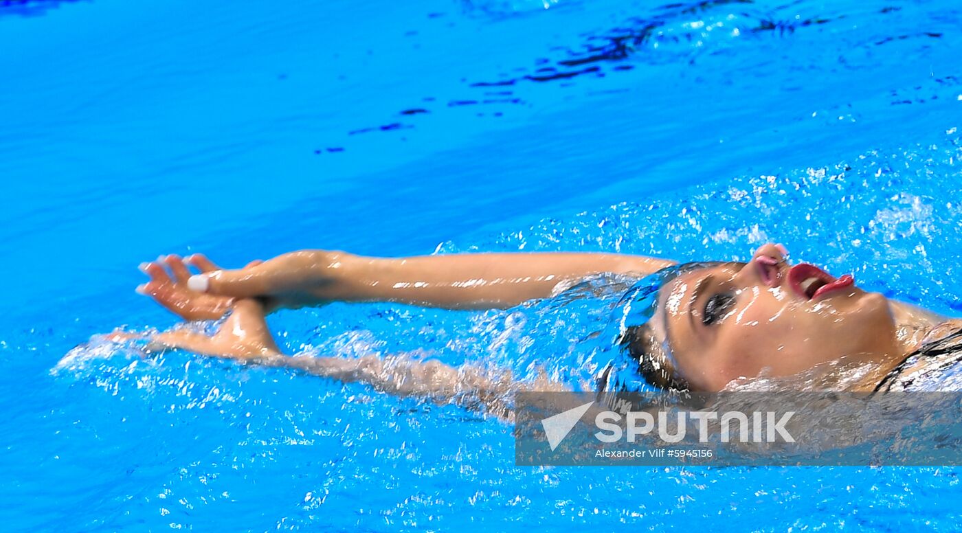 South Korea Aquatics Worlds Solo Technical Women