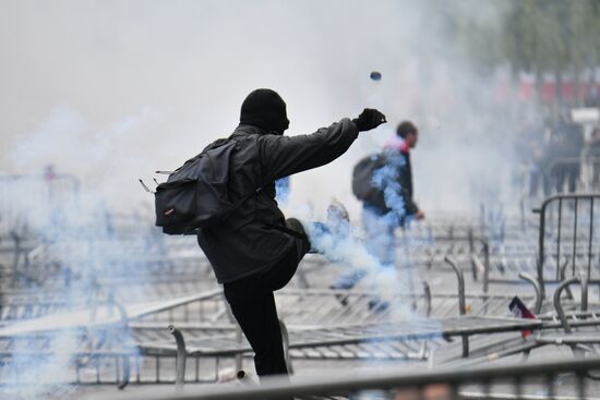 France Bastille Day Protests