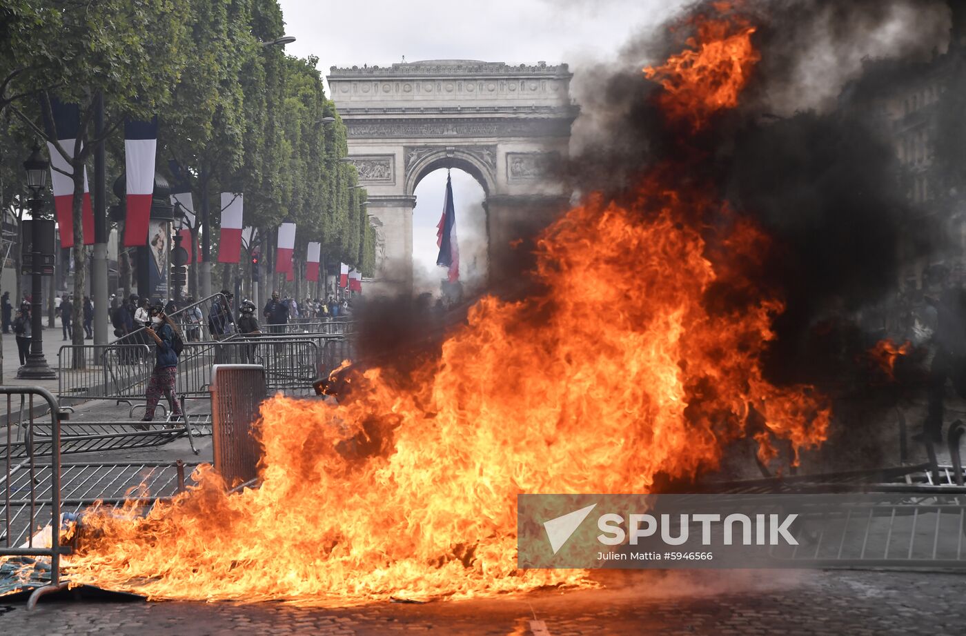 France Bastille Day Protests