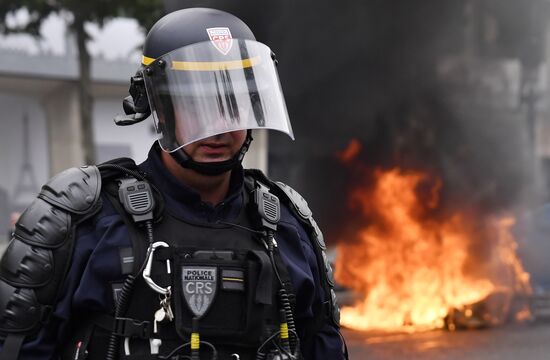France Bastille Day Protests