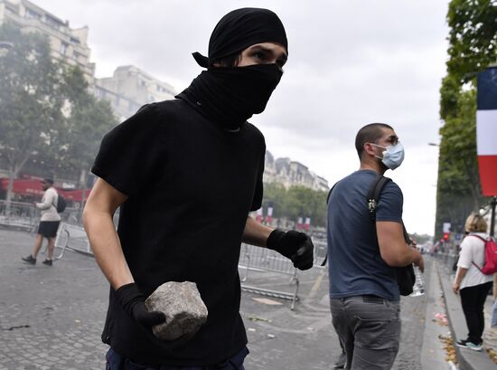 France Bastille Day Protests