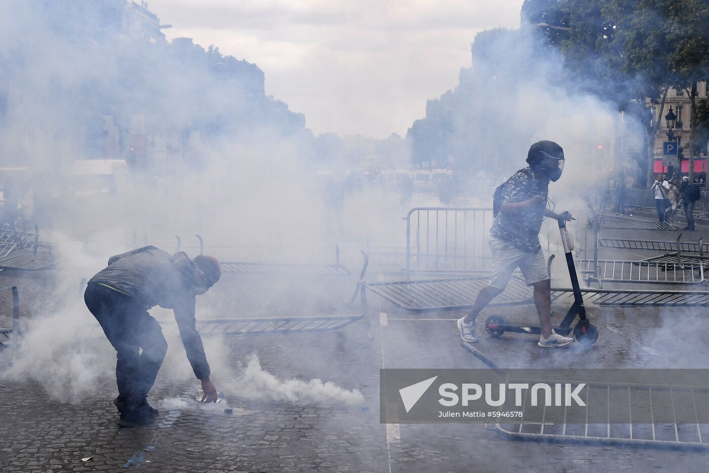 France Bastille Day Protests