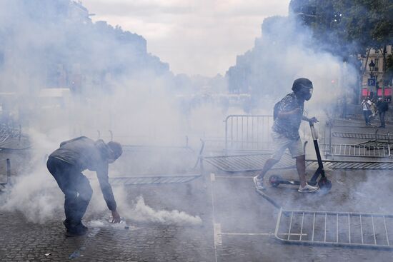 France Bastille Day Protests