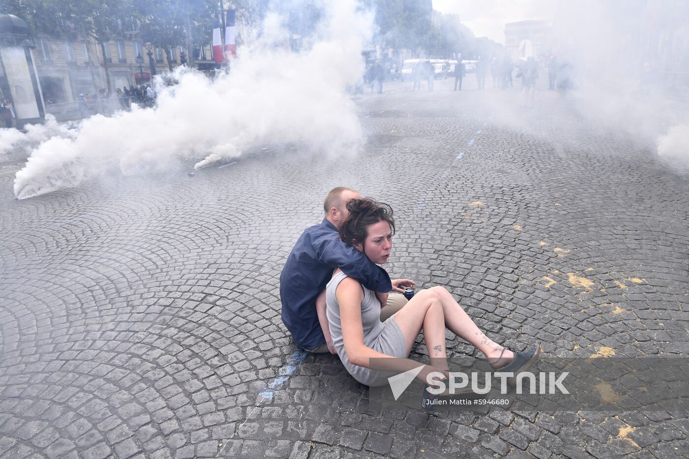 France Bastille Day Protests