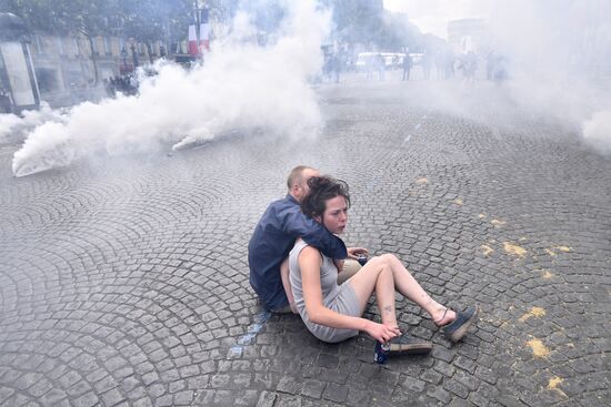 France Bastille Day Protests