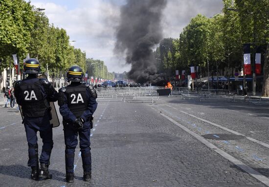 France Bastille Day Protests