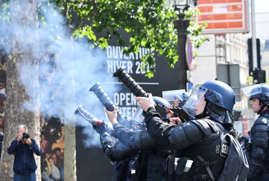 France Bastille Day Protests