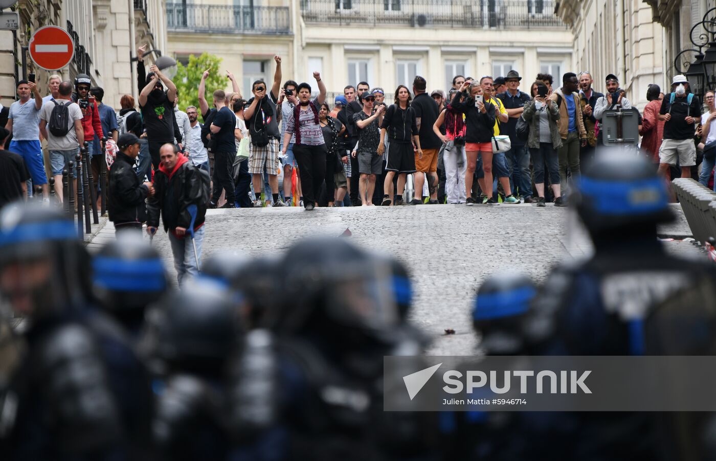 France Bastille Day Protests