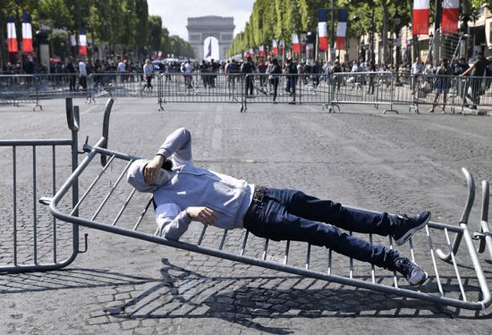 France Bastille Day Protests