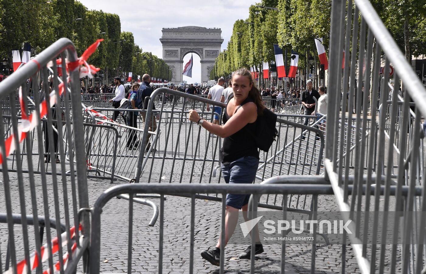 France Bastille Day Protests