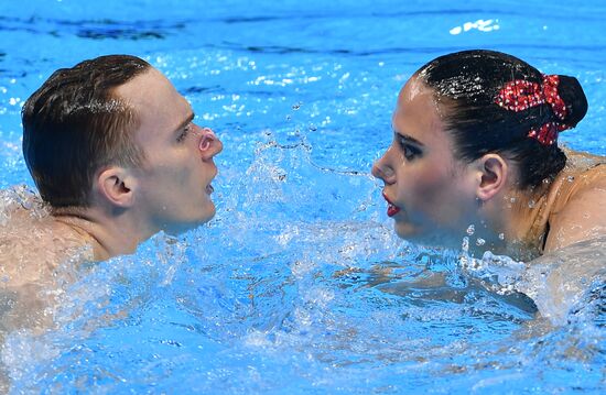 South Korea Aquatics Worlds Mixed Duet Technical