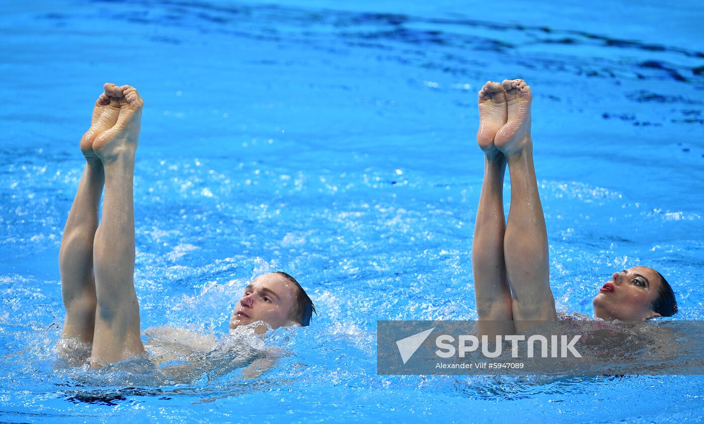 South Korea Aquatics Worlds Mixed Duet Technical