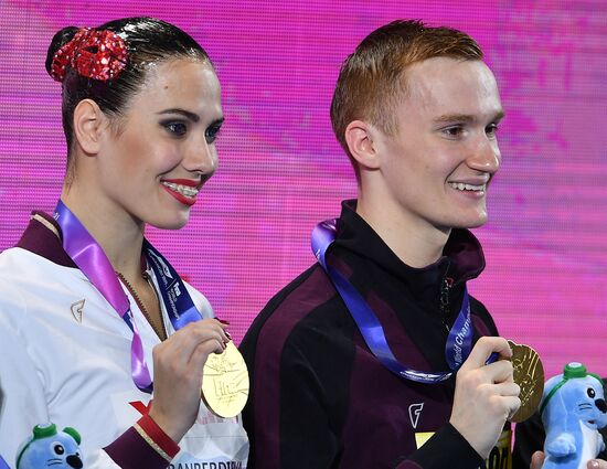 South Korea Aquatics Worlds Mixed Duet Technical