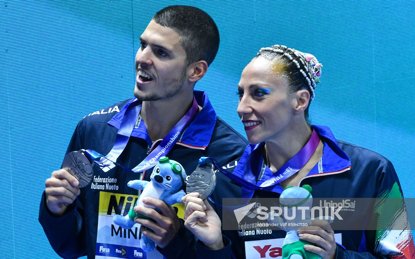 South Korea Aquatics Worlds Mixed Duet Technical