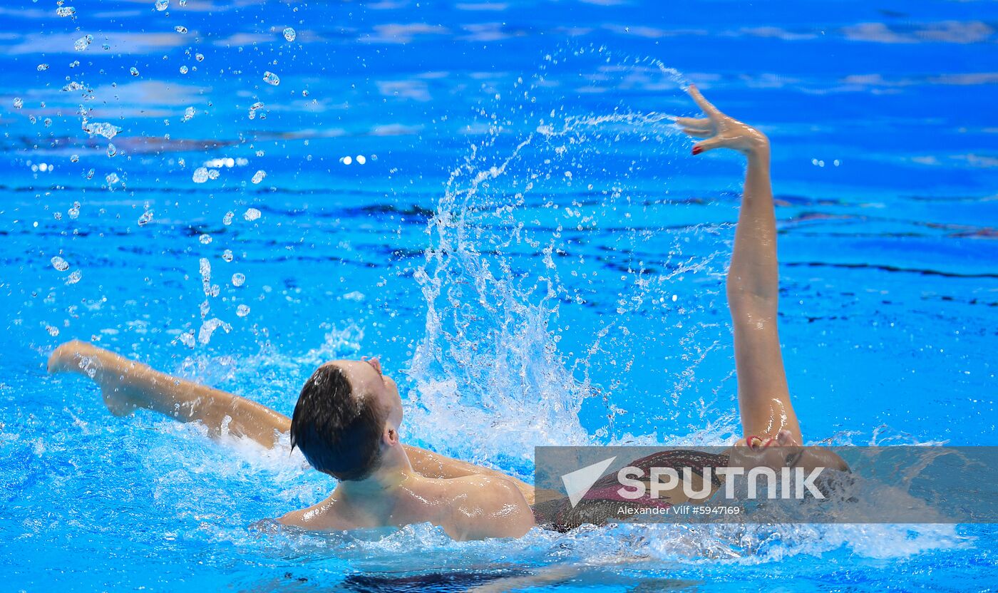 South Korea Aquatics Worlds Mixed Duet Technical