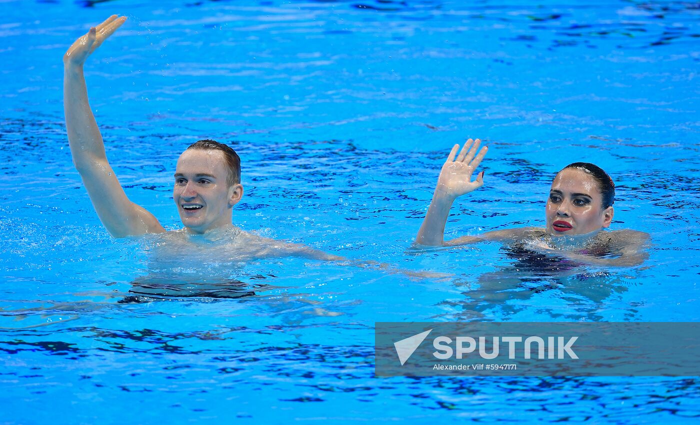 South Korea Aquatics Worlds Mixed Duet Technical