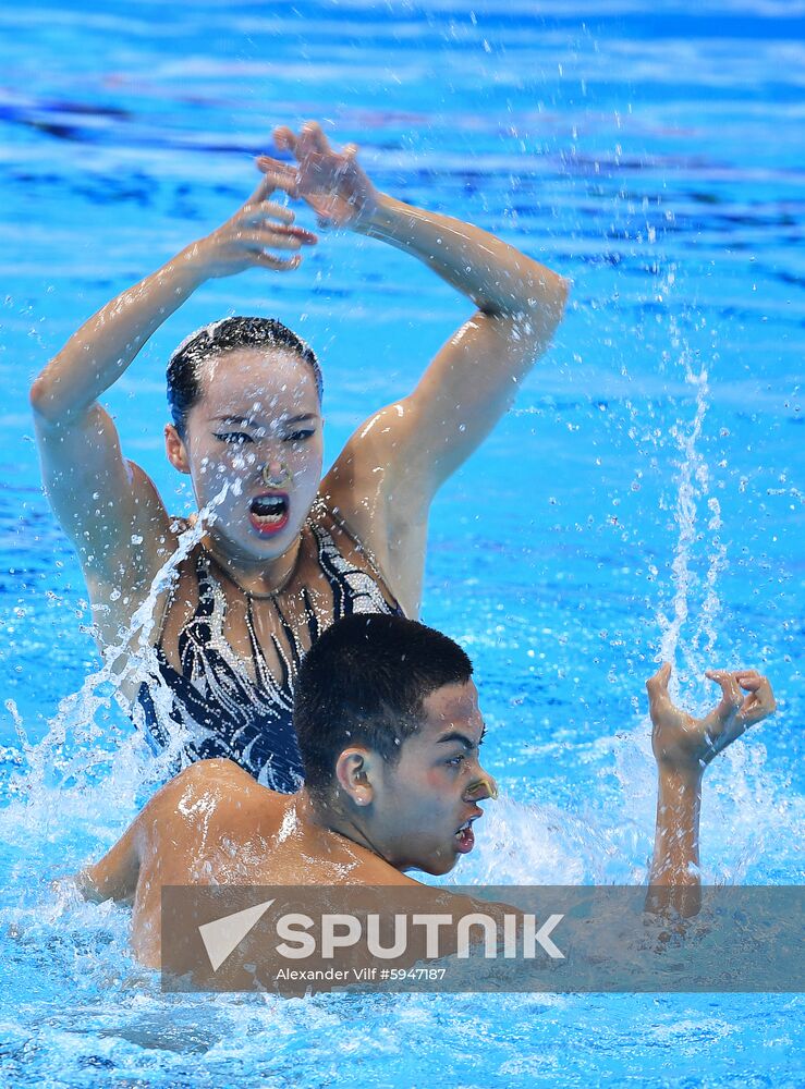 South Korea Aquatics Worlds Mixed Duet Technical