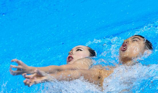 South Korea Aquatics Worlds Mixed Duet Technical