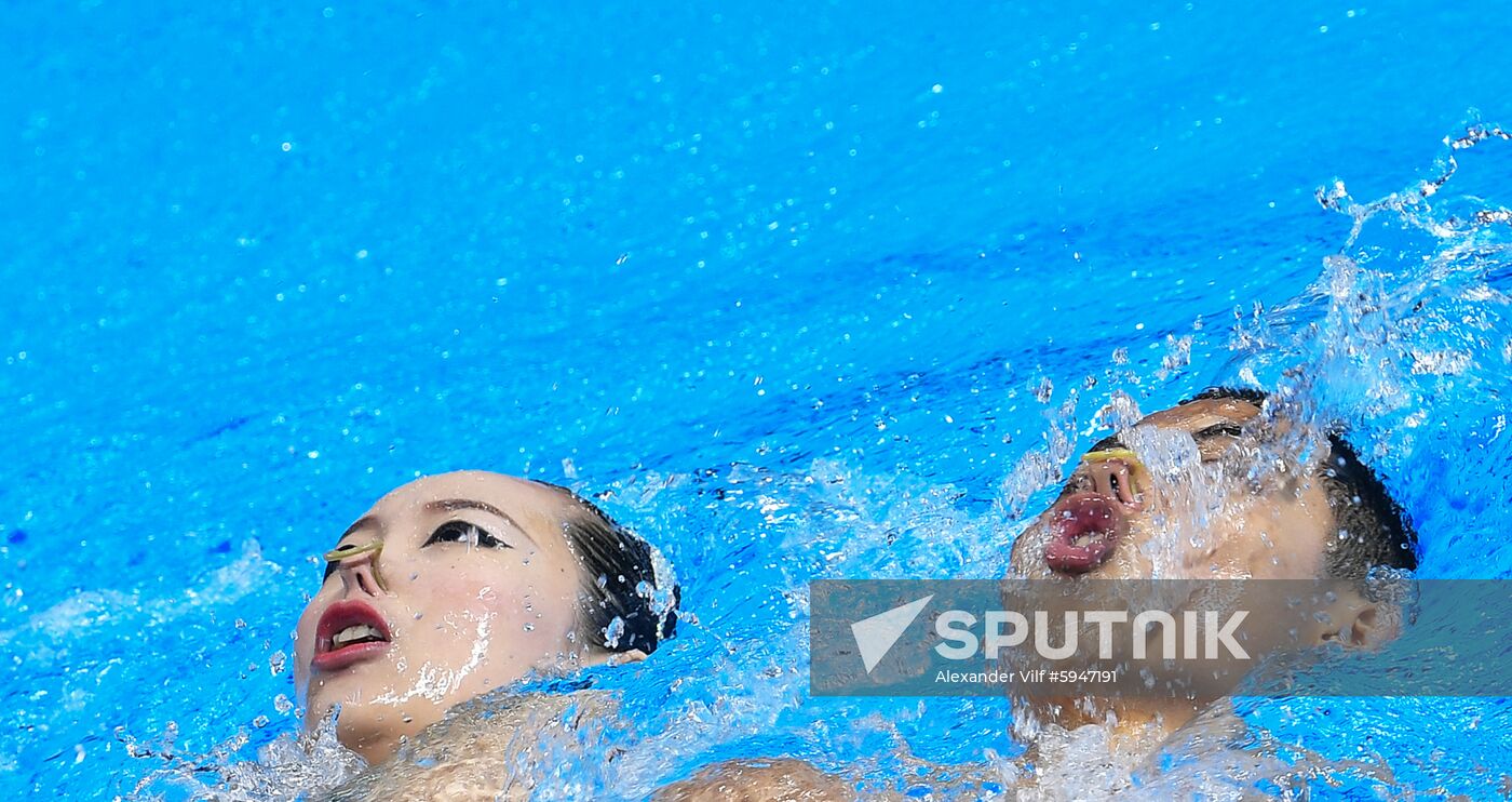 South Korea Aquatics Worlds Mixed Duet Technical