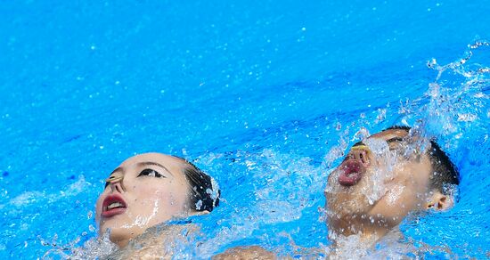 South Korea Aquatics Worlds Mixed Duet Technical