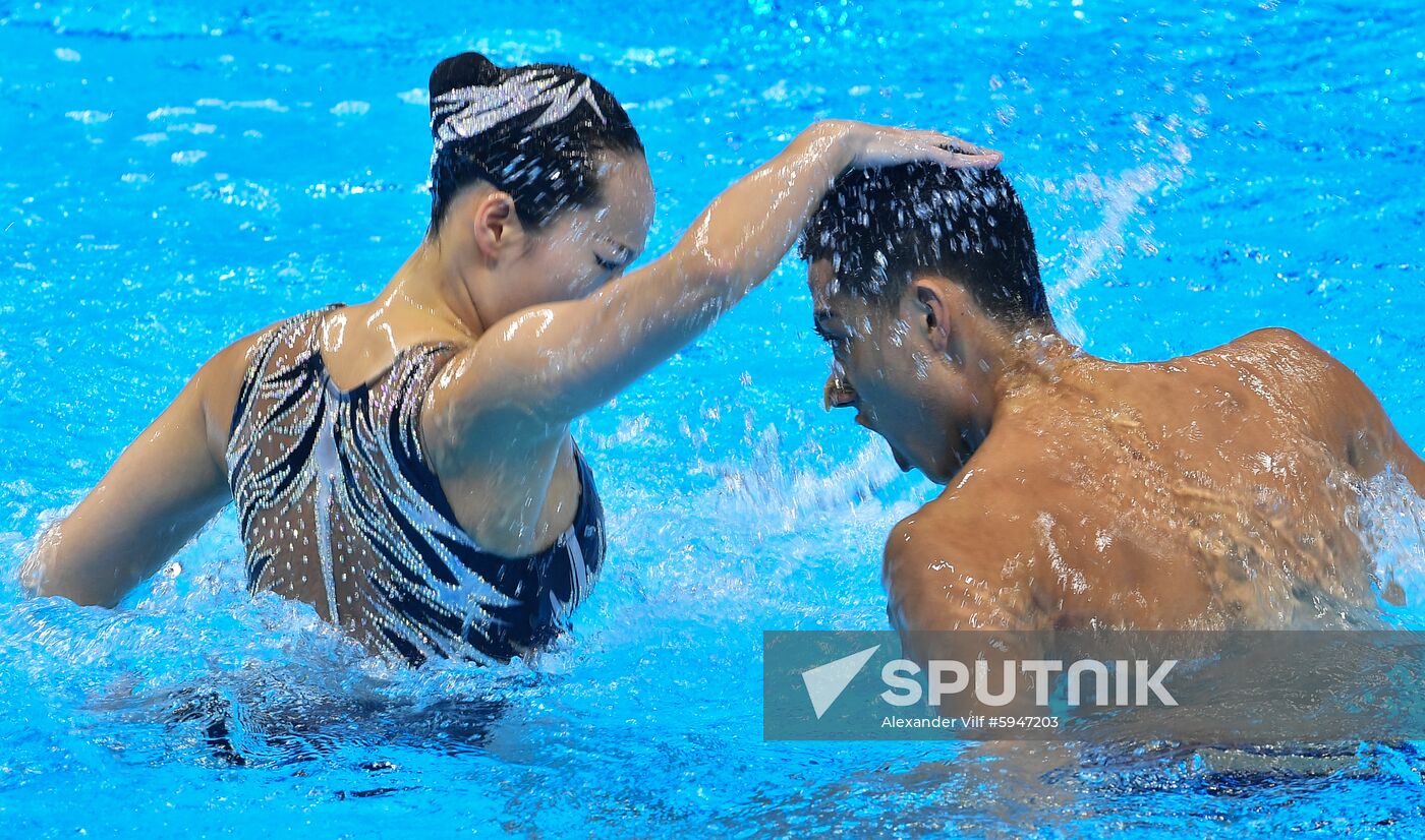 South Korea Aquatics Worlds Mixed Duet Technical