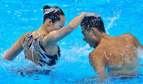 South Korea Aquatics Worlds Mixed Duet Technical