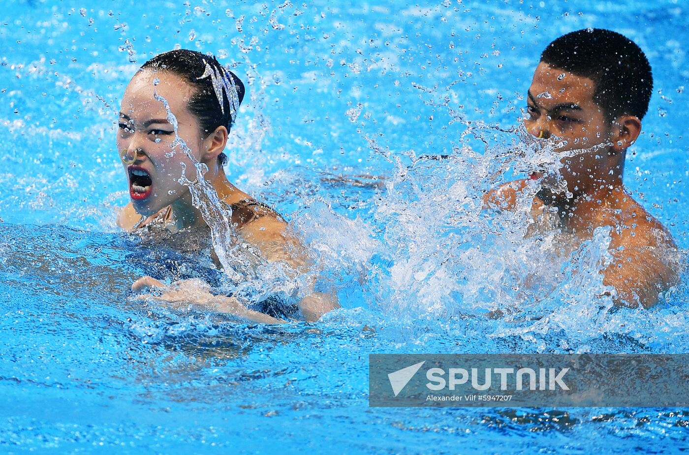 South Korea Aquatics Worlds Mixed Duet Technical