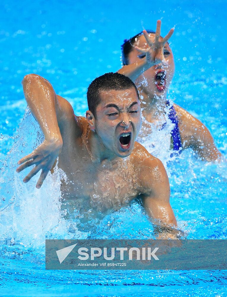 South Korea Aquatics Worlds Mixed Duet Technical