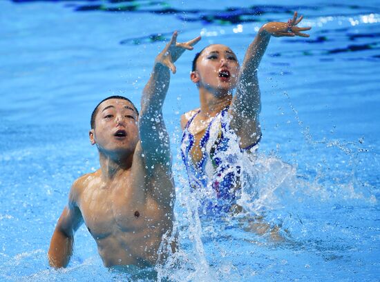 South Korea Aquatics Worlds Mixed Duet Technical