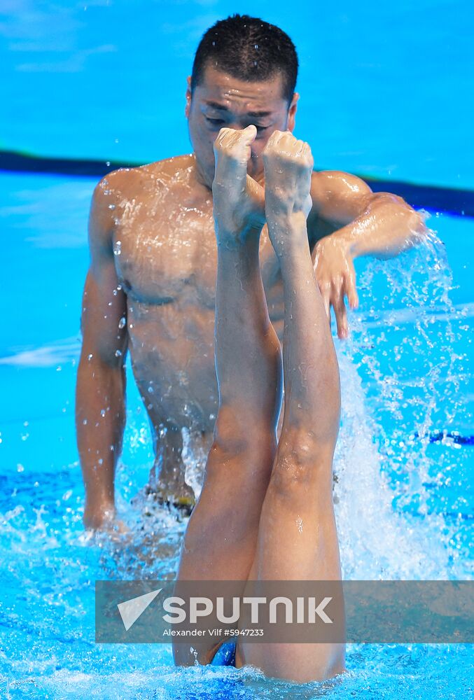 South Korea Aquatics Worlds Mixed Duet Technical