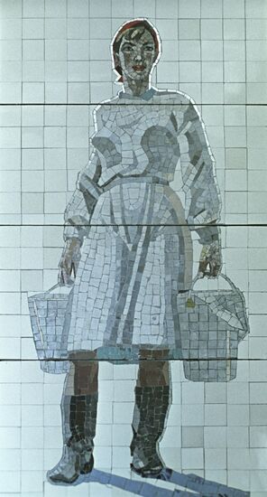 Milker mosaic by Alexander Deineko