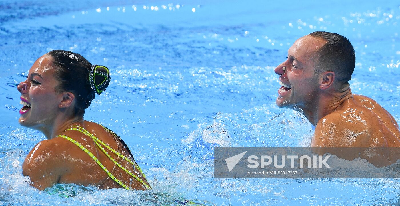 South Korea Aquatics Worlds Mixed Duet Technical