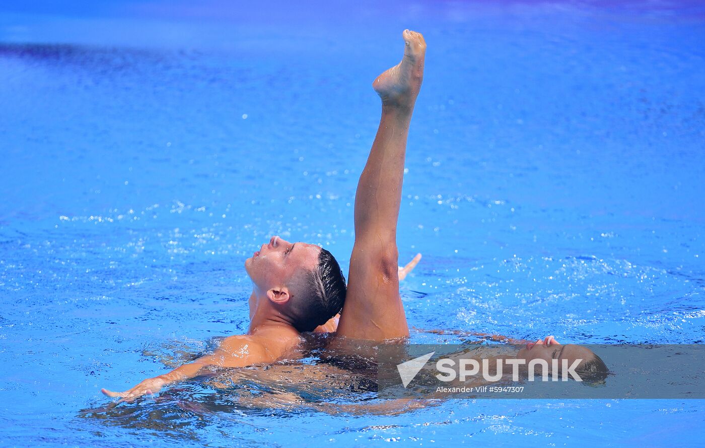 South Korea Aquatics Worlds Mixed Duet Technical