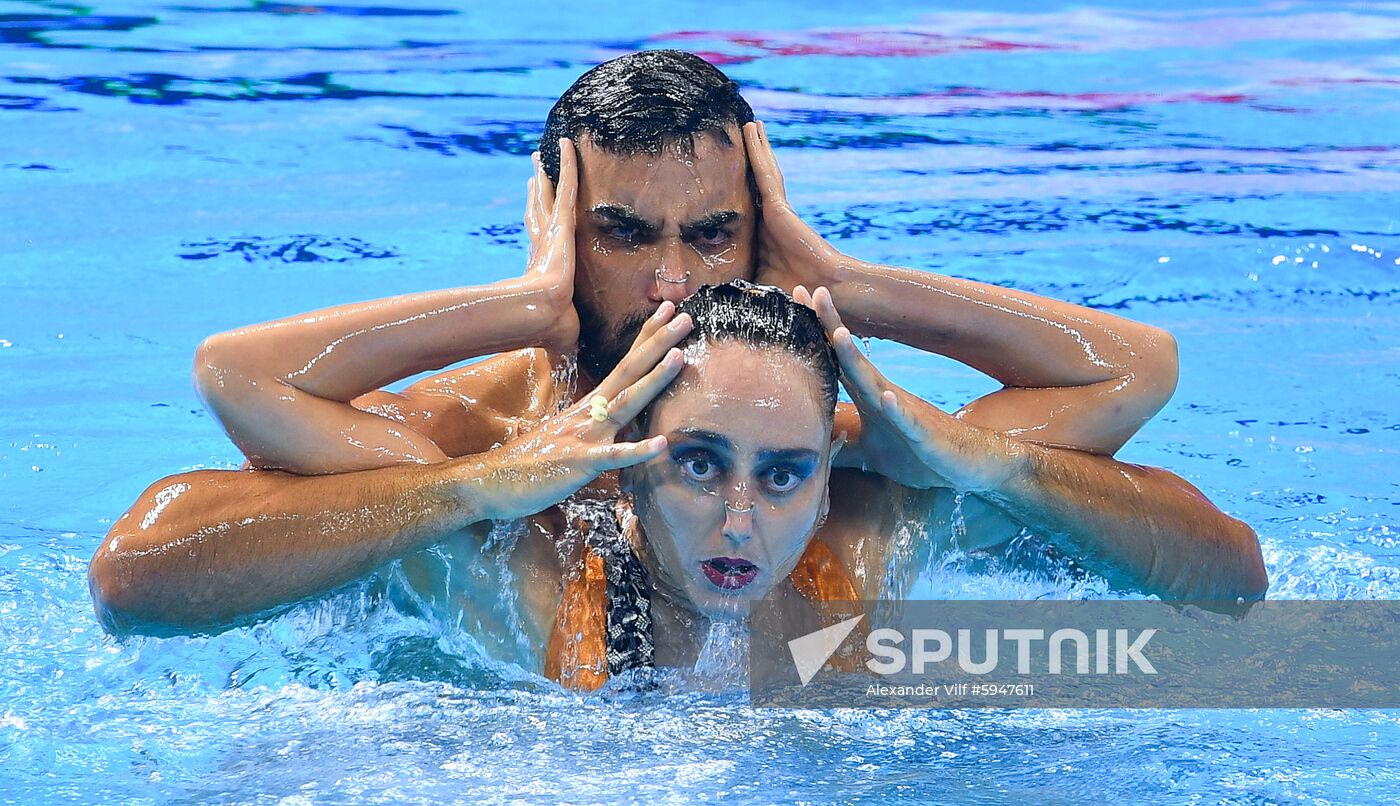 South Korea Aquatics Worlds Mixed Duet Technical