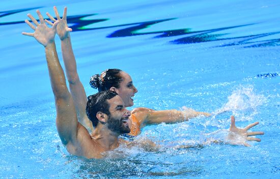 South Korea Aquatics Worlds Mixed Duet Technical