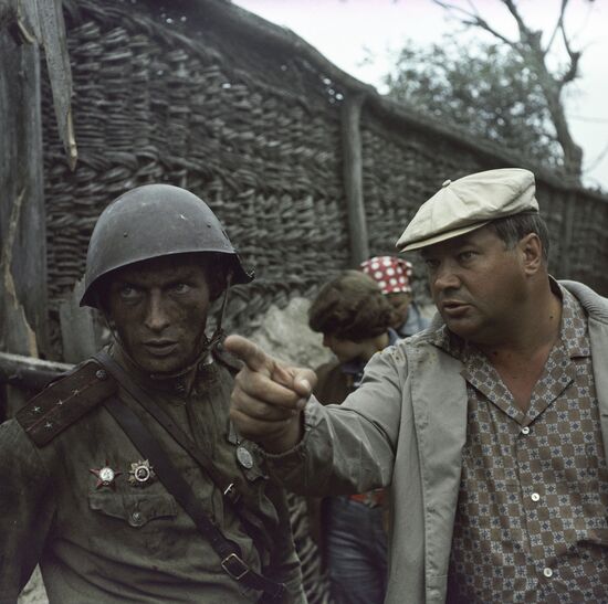 Filming movie Breakthrough, part of epic Liberation