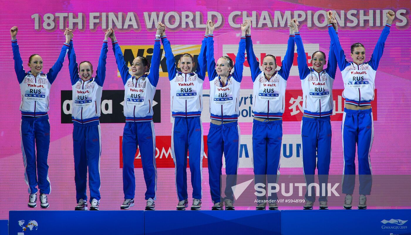 South Korea Aquatics Worlds Team Technical