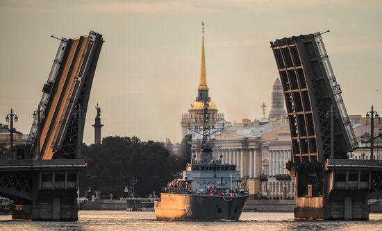 Russia Navy Day Parade Rehearsal