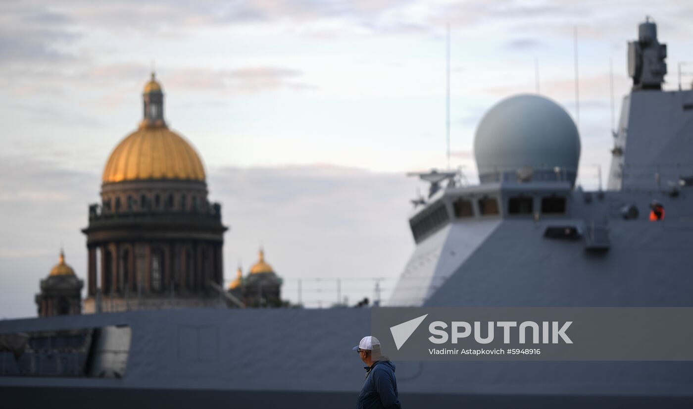 Russia Navy Day Parade Rehearsal