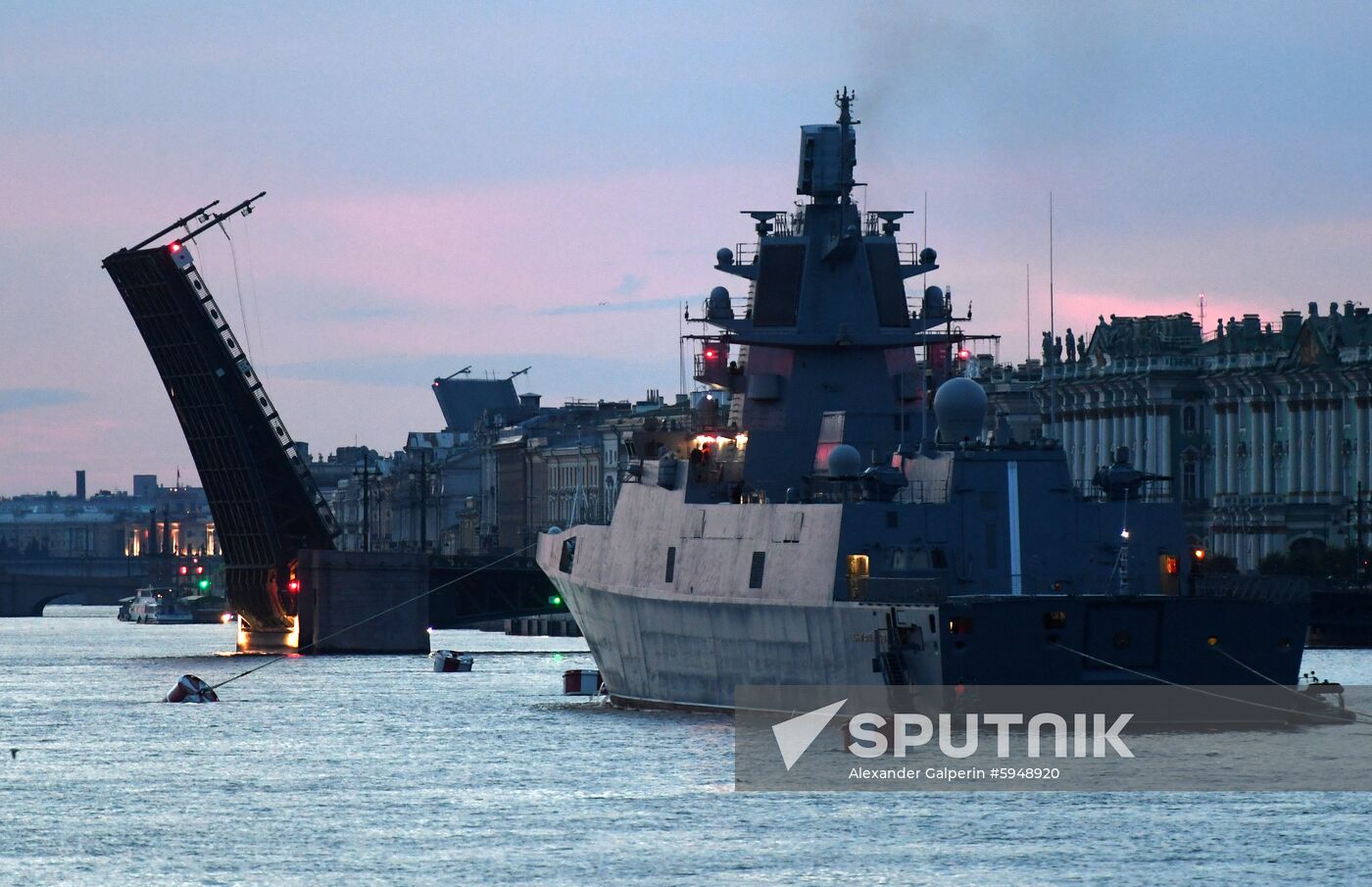 Russia Navy Day Parade Rehearsal