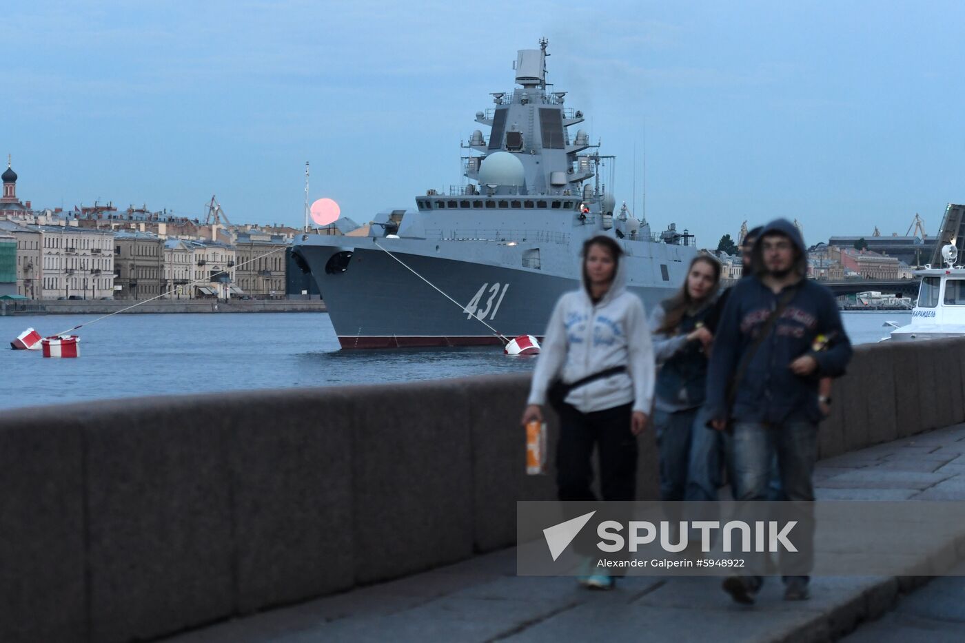 Russia Navy Day Parade Rehearsal